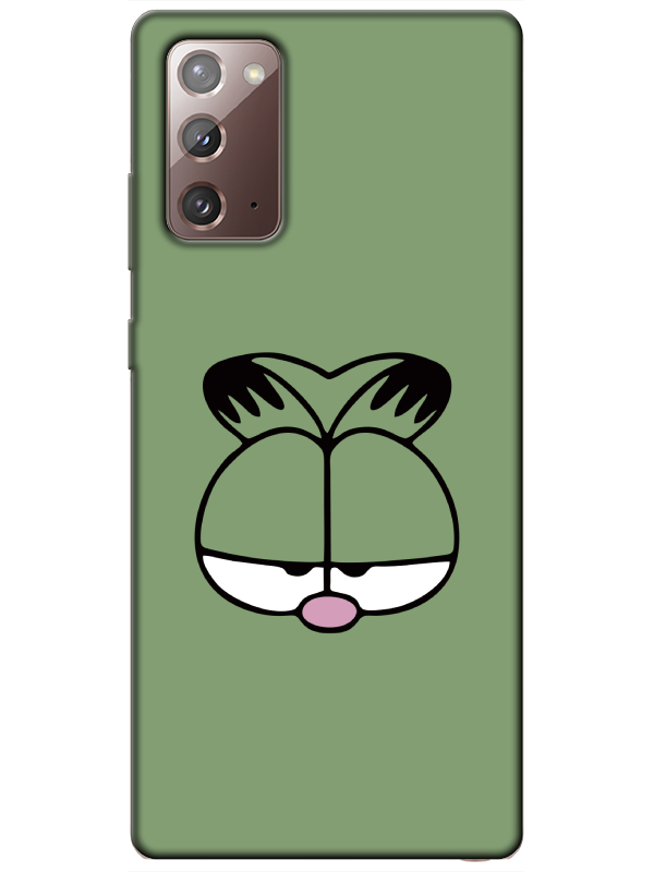 Samsung%20Note%2020%20Garfield%20Yeşil%20Telefon%20Kılıfı