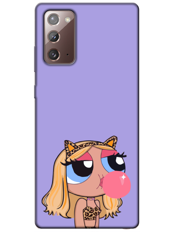 Samsung%20Note%2020%20Powerpuff%20Girls%20Lila%20Telefon%20Kılıfı