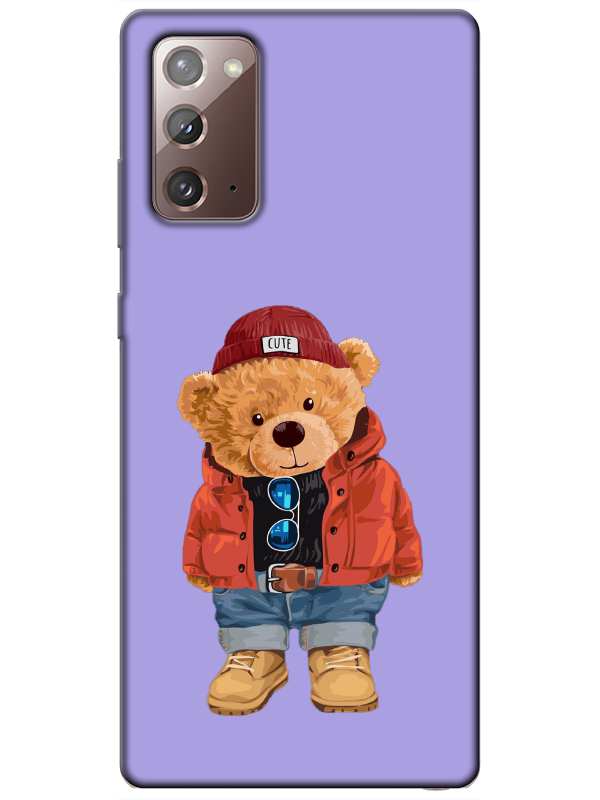 Samsung%20Note%2020%20Teddy%20Bear%20Lila%20Telefon%20Kılıfı