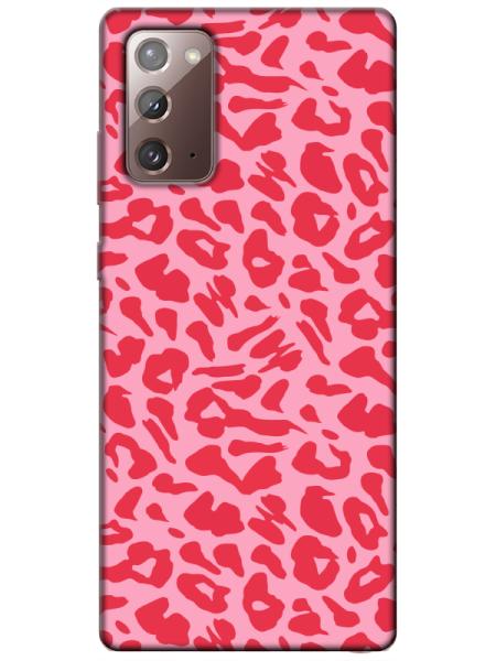 Samsung%20Note%2020%20Leopar%20Desen%20Pembe%20Telefon%20Kılıfı