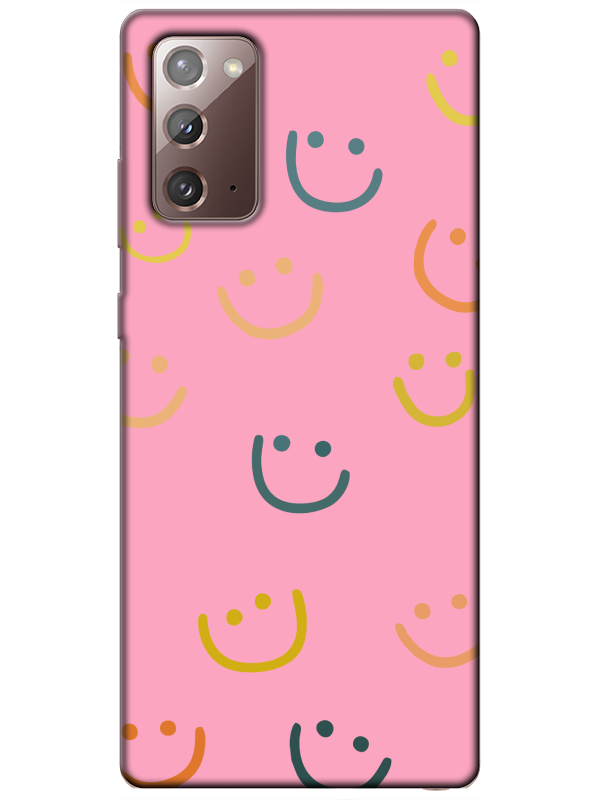 Samsung%20Note%2020%20Emoji%20Gülen%20Yüz%20Pembe%20Telefon%20Kılıfı