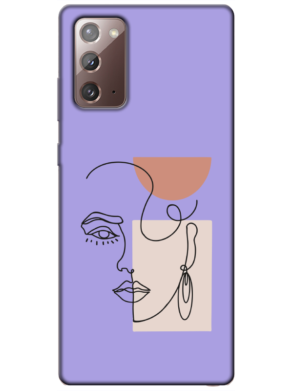 Samsung%20Note%2020%20Women%20Art%20Lila%20Telefon%20Kılıfı