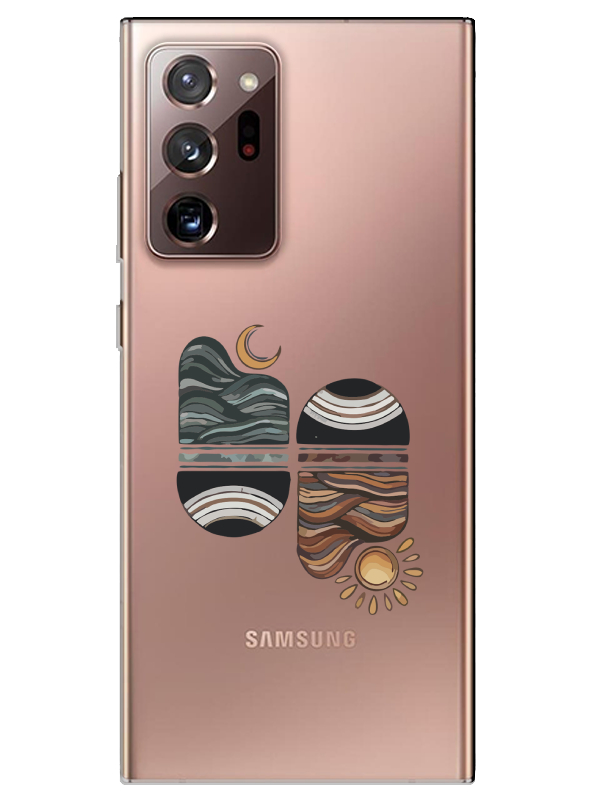 Samsung%20Note%2020%20Ultra%20Sunset%20Wave%20Şeffaf%20Telefon%20Kılıfı