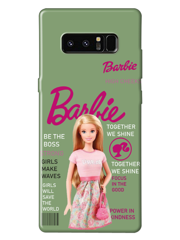 Samsung%20Note%208%20Barbie%20Yeşil%20Telefon%20Kılıfı