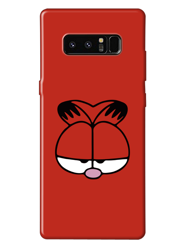 Samsung%20Note%208%20Garfield%20Kırmızı%20Telefon%20Kılıfı