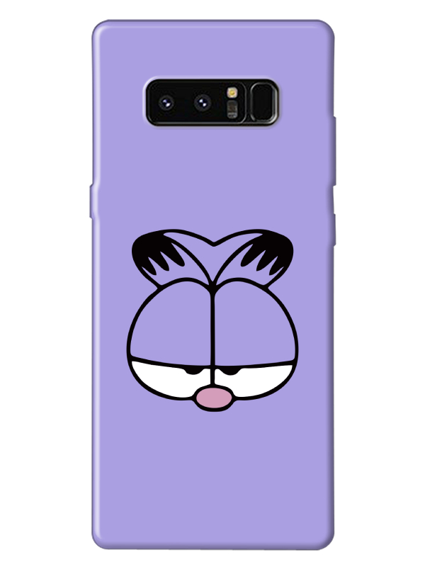 Samsung%20Note%208%20Garfield%20Lila%20Telefon%20Kılıfı