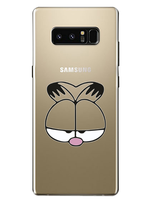 Samsung%20Note%208%20Garfield%20Şeffaf%20Telefon%20Kılıfı