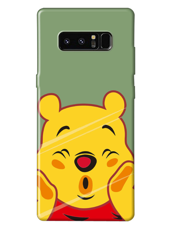 Samsung%20Note%208%20Winnie%20The%20Pooh%20Yeşil%20Telefon%20Kılıfı