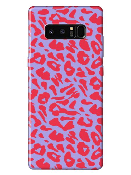 Samsung%20Note%208%20Leopar%20Desenli%20Lila%20Telefon%20Kılıfı