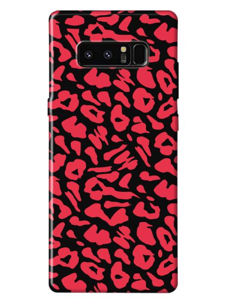 Samsung%20Note%208%20Leopar%20Desenli%20Siyah%20Telefon%20Kılıfı