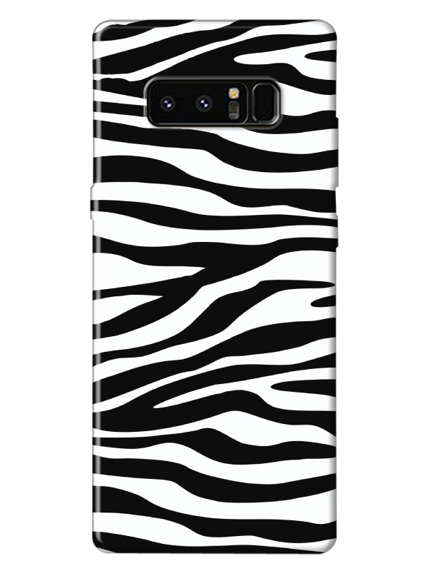 Samsung%20Note%208%20Zebra%20Desen%20Siyah%20Telefon%20Kılıfı