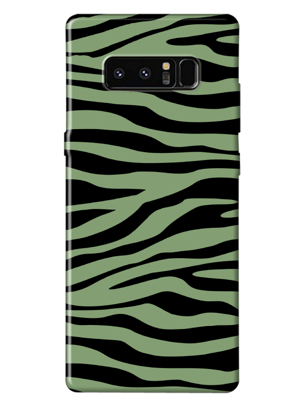 Samsung%20Note%208%20Zebra%20Desen%20Yeşil%20Telefon%20Kılıfı