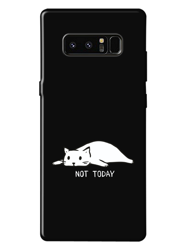 Samsung%20Note%208%20Not%20Today%20Kedi%20Siyah%20Telefon%20Kılıfı