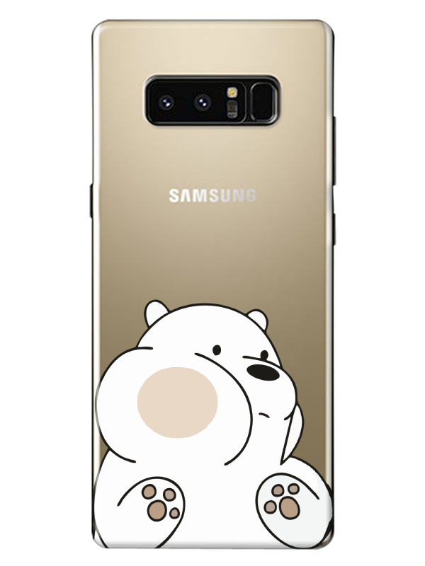 Samsung%20Note%208%20Panda%20Şeffaf%20Telefon%20Kılıfı