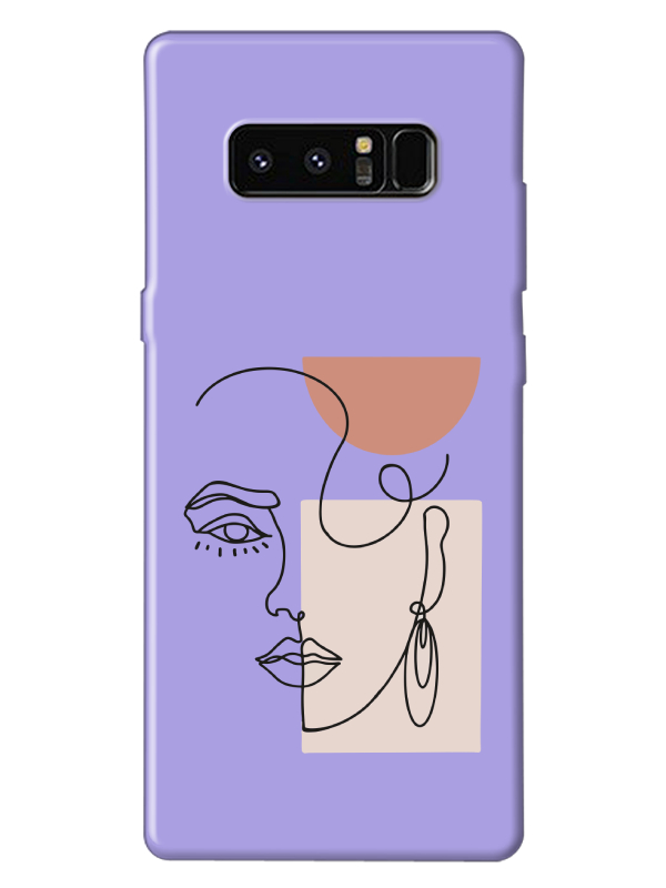 Samsung%20Note%208%20Women%20Art%20Lila%20Telefon%20Kılıfı