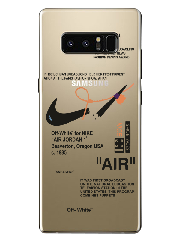 Samsung%20Note%208%20Nike%20Air%20Şeffaf%20Telefon%20Kılıfı