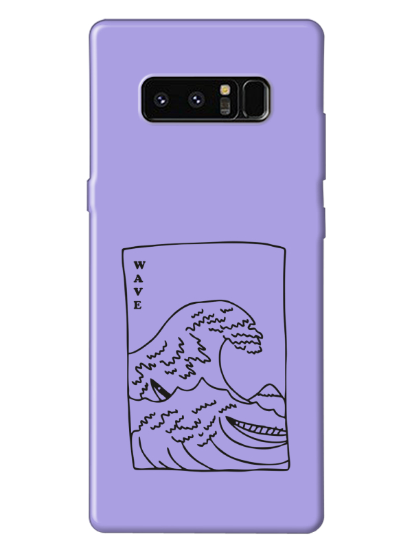 Samsung%20Note%208%20Kanagawa%20Wave%20Lila%20Telefon%20Kılıfı