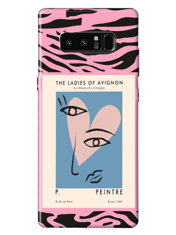 Samsung%20Note%208%20Zebra%20Picasso%20Pembe%20Telefon%20Kılıfı