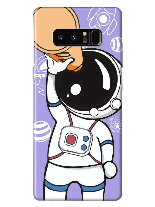 Samsung%20Note%208%20Astronot%20Lila%20Telefon%20Kılıfı