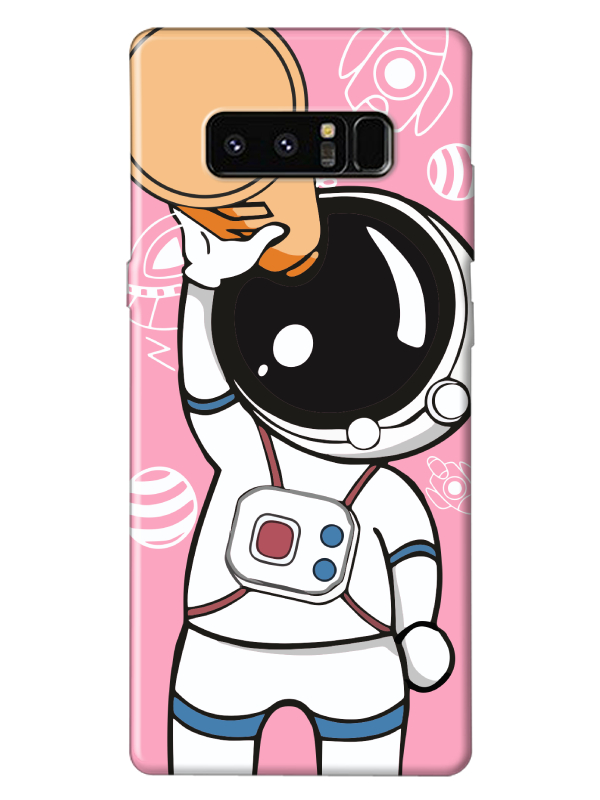 Samsung%20Note%208%20Astronot%20Pembe%20Telefon%20Kılıfı