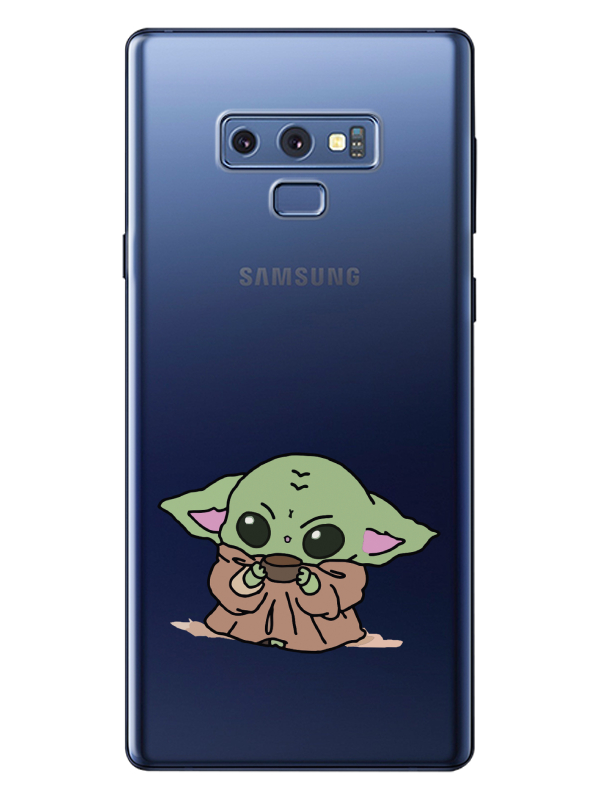 Samsung%20Note%209%20Baby%20Yoda%20Şeffaf%20Telefon%20Kılıfı