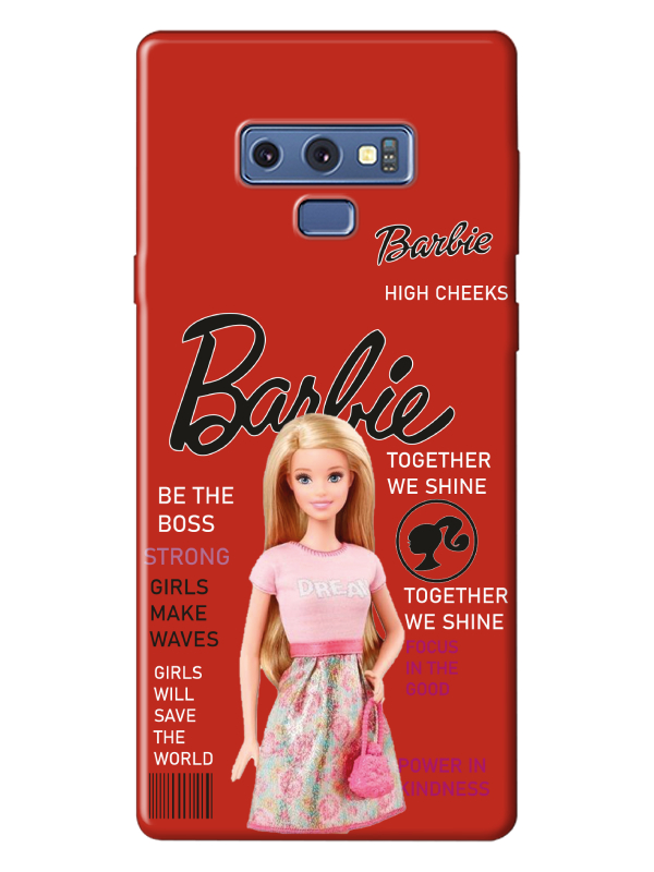 Samsung%20Note%209%20Barbie%20Kırmızı%20Telefon%20Kılıfı