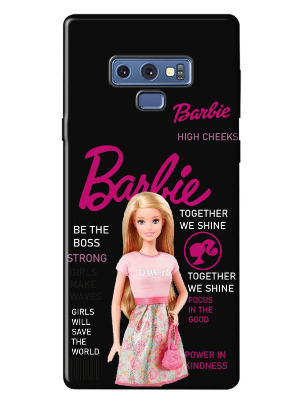 Samsung%20Note%209%20Barbie%20Siyah%20Telefon%20Kılıfı