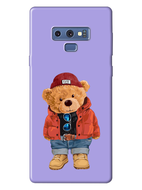 Samsung%20Note%209%20Teddy%20Bear%20Lila%20Telefon%20Kılıfı