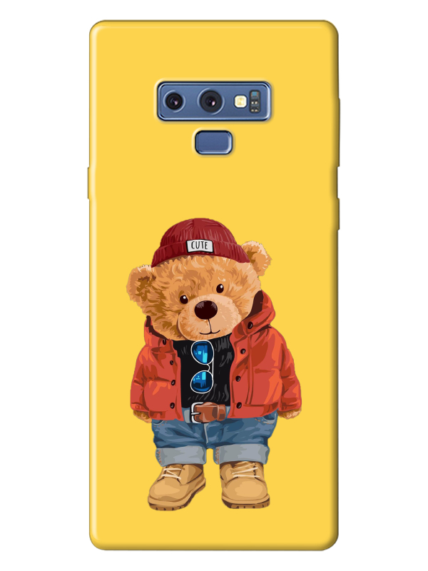 Samsung%20Note%209%20Teddy%20Bear%20Sarı%20Telefon%20Kılıfı