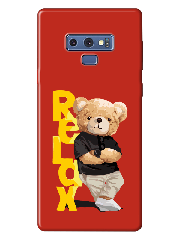 Samsung%20Note%209%20Teddy%20Bear%20Relax%20Kırmızı%20Telefon%20Kılıfı