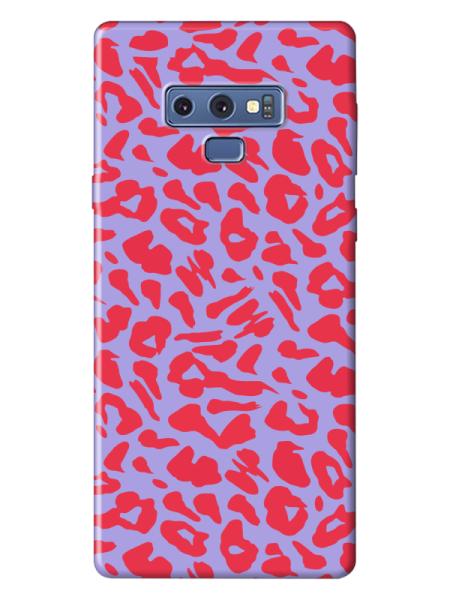 Samsung%20Note%209%20Leopar%20Desenli%20Lila%20Telefon%20Kılıfı