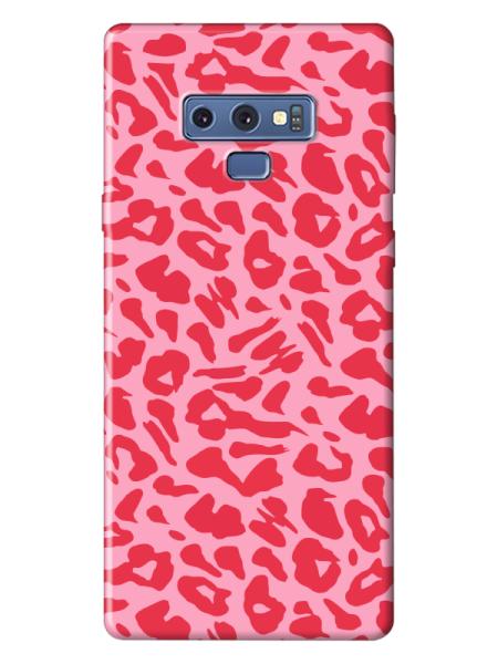 Samsung%20Note%209%20Leopar%20Desen%20Pembe%20Telefon%20Kılıfı