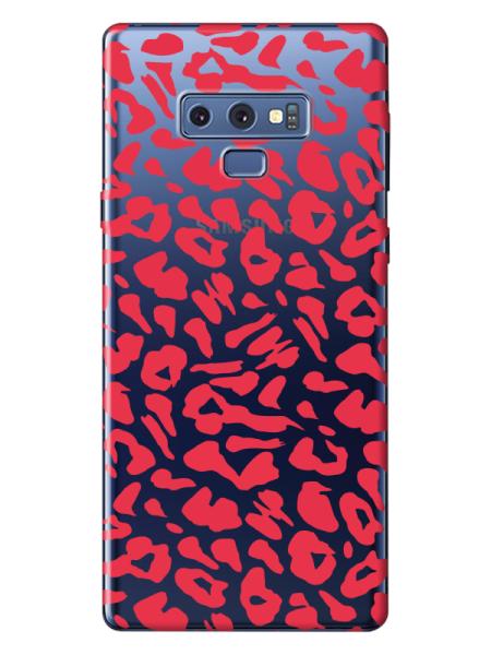 Samsung%20Note%209%20Leopar%20Desenli%20Şeffaf%20Telefon%20Kılıfı