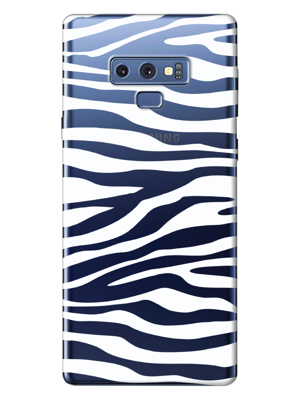 Samsung%20Note%209%20Zebra%20Desen%20Şeffaf%20Telefon%20Kılıfı