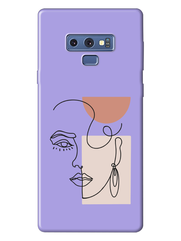 Samsung%20Note%209%20Women%20Art%20Lila%20Telefon%20Kılıfı