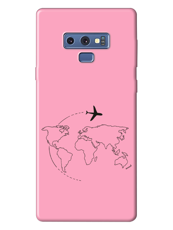 Samsung%20Note%209Face%20Art%20Pembe%20Telefon%20Kılıfı