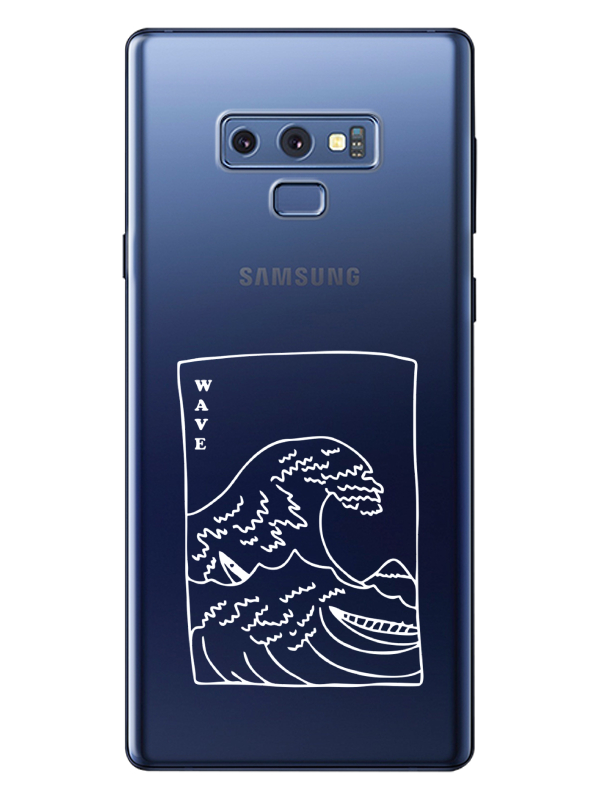 Samsung%20Note%209%20Kanagawa%20Wave%20Şeffaf%20Telefon%20Kılıfı