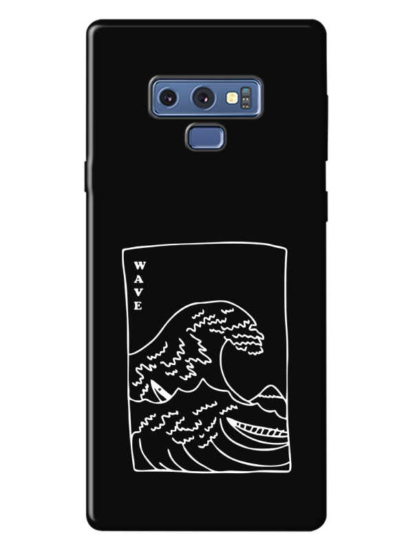 Samsung%20Note%209%20Kanagawa%20Wave%20Siyah%20Telefon%20Kılıfı