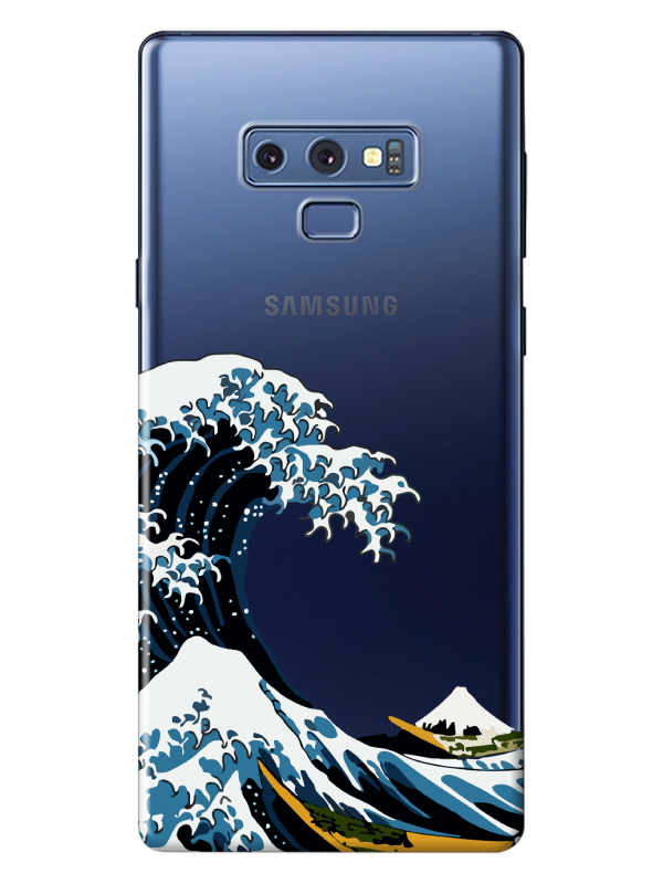 Samsung%20Note%209%20Kanagawa%20Şeffaf%20Telefon%20Kılıfı