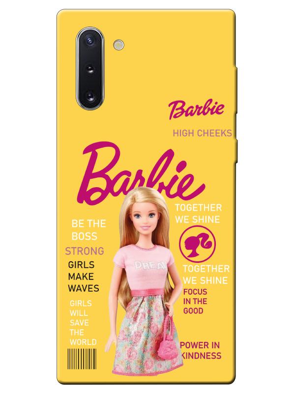 Samsung%20Note%2010%20Barbie%20Sarı%20Telefon%20Kılıfı