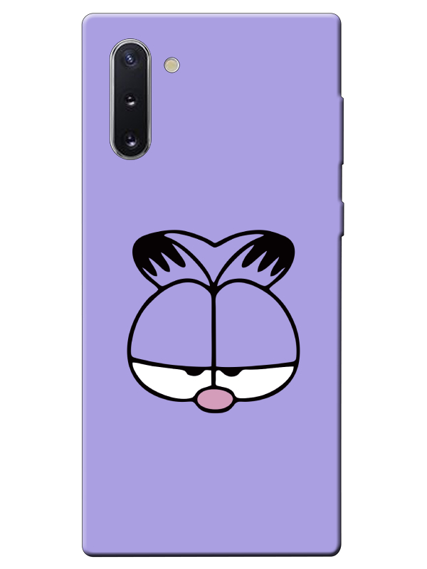 Samsung%20Note%2010%20Garfield%20Lila%20Telefon%20Kılıfı