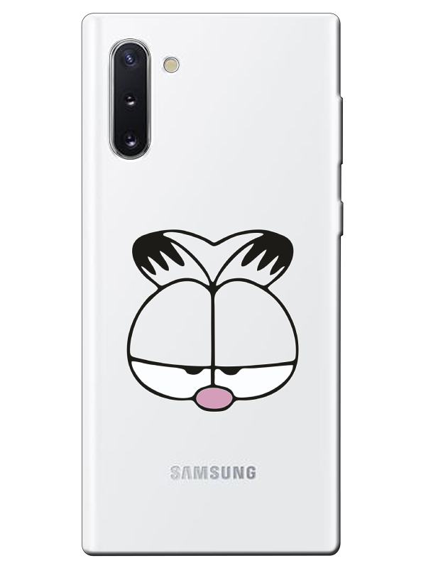 Samsung%20Note%2010%20Garfield%20Şeffaf%20Telefon%20Kılıfı