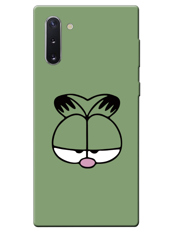 Samsung%20Note%2010%20Garfield%20Yeşil%20Telefon%20Kılıfı