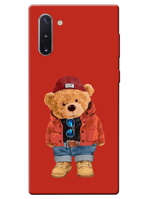 Samsung%20Note%2010%20Teddy%20Bear%20Kırmızı%20Telefon%20Kılıfı