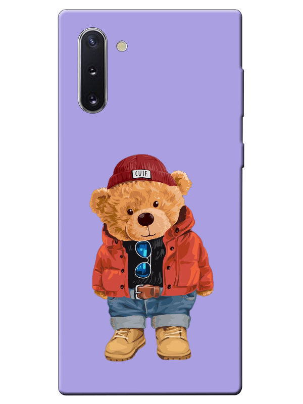 Samsung%20Note%2010%20Teddy%20Bear%20Lila%20Telefon%20Kılıfı