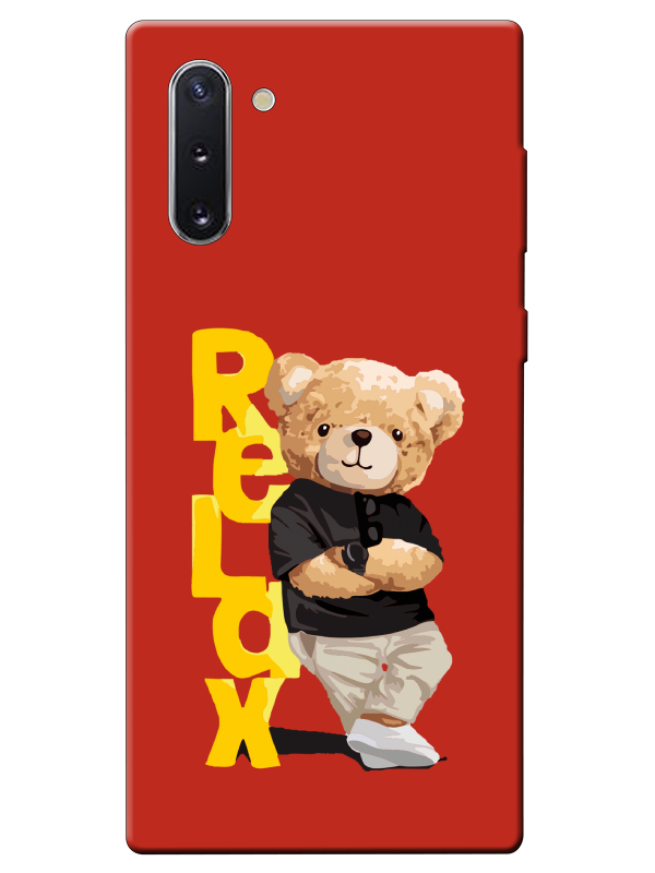 Samsung%20Note%2010%20Teddy%20Bear%20Relax%20Kırmızı%20Telefon%20Kılıfı