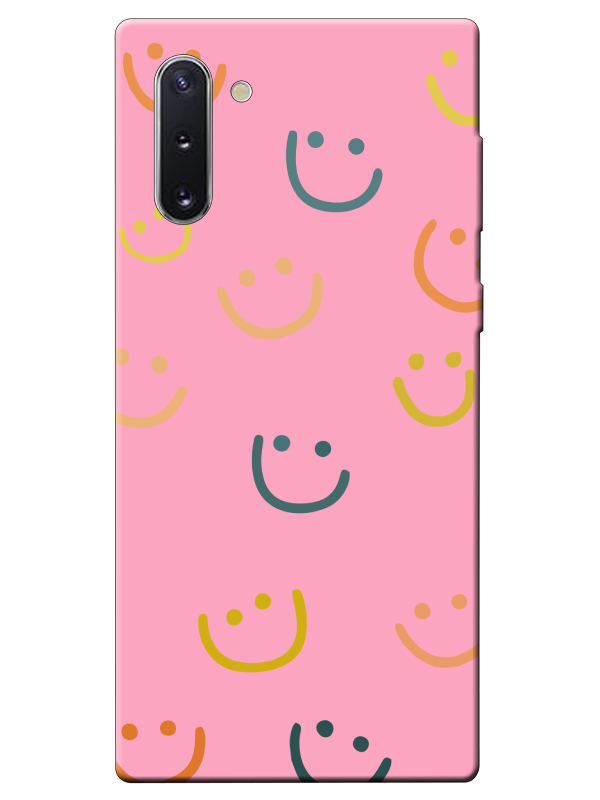 Samsung%20Note%2010%20Emoji%20Gülen%20Yüz%20Pembe%20Telefon%20Kılıfı