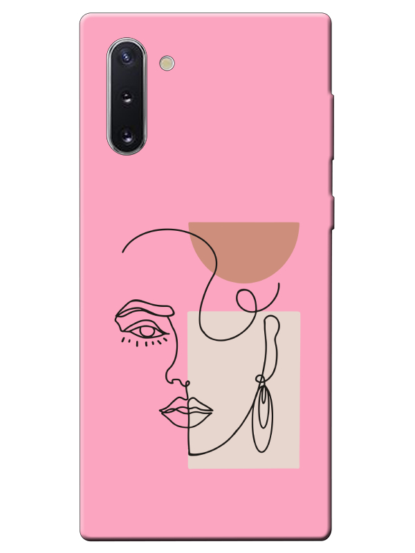 Samsung%20Note%2010%20Women%20Art%20Pembe%20Telefon%20Kılıfı