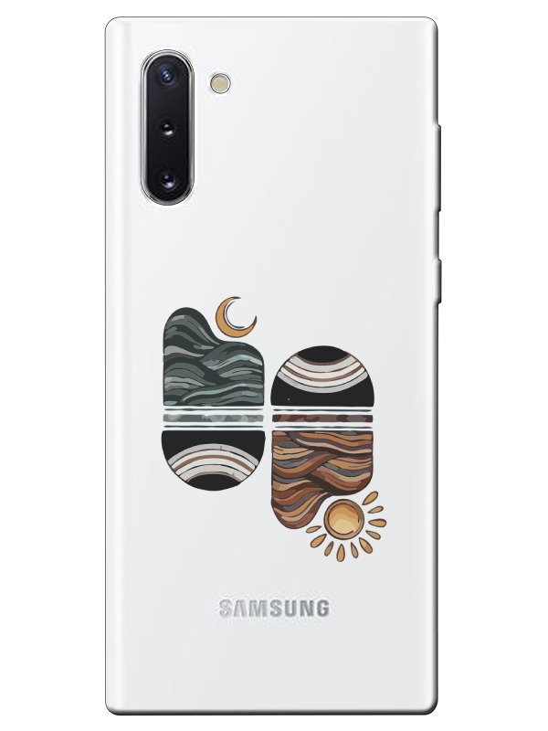 Samsung%20Note%2010%20Sunset%20Wave%20Şeffaf%20Telefon%20Kılıfı