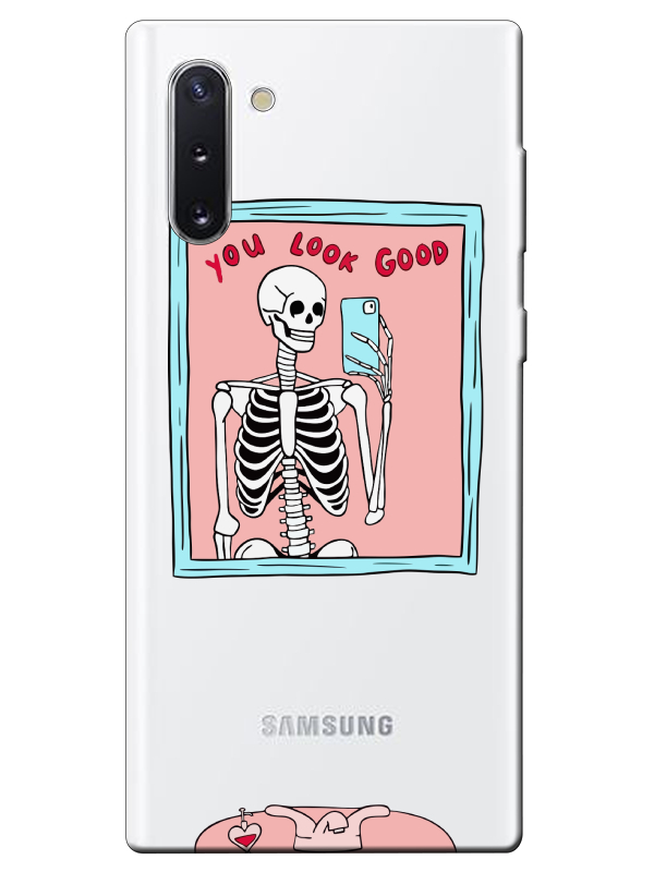 Samsung%20Note%2010%20You%20Look%20Good%20İskelet%20Şeffaf%20Telefon%20Kılıfı